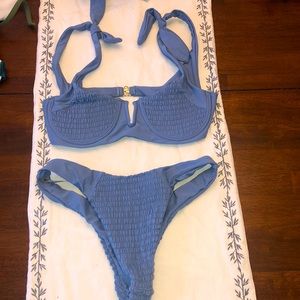 NWOT ZAFUL SMOCKED BIKINI